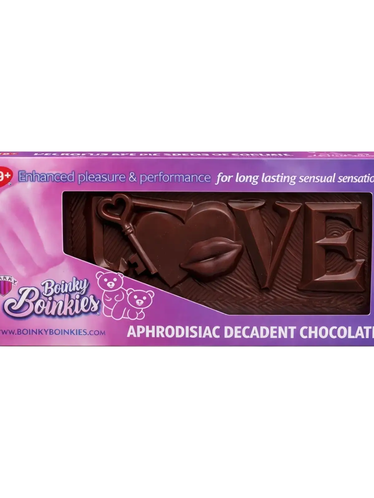 Seksisuklaa
Aphrodisiac Chocolate; suklaa kohtaa intohimon leikkisällä twistillä!