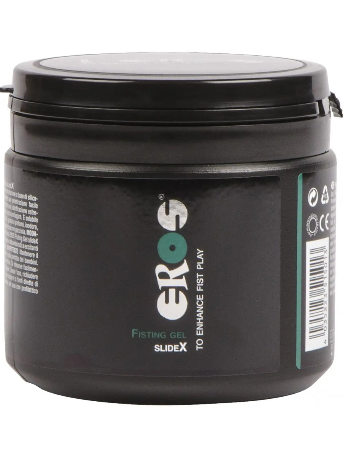 Eros Fisting Gel, vesipohjainen ja paksu liukuvoide. Dermatologisesti testattu, pitkäkestoinen ja helppo pestä pois.