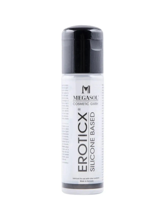 Eroticx-liukuvoide 100 ml, silikonipohjainen ja hajuton lääketieteellinen liukuvoide. Turvallinen kondomien kanssa, jättää silkkisen tunteen.