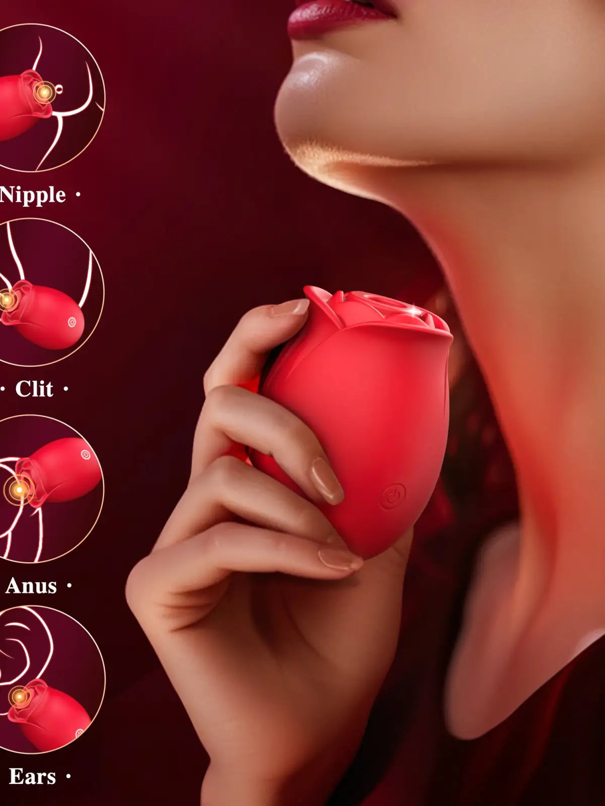 Ruusu on täällä kauniimpana ja monipuolisempana kuin koskaan! Nyt voit nimittäin ohjata Ruusua myös kännykälläsi. Lataat vain ilmaisen Appin puhelimeesi ja anna Ruusun herätä henkiin.&nbsp;

9 imun voimaa
9 vibran voimaa
ladattava
lääketieteen silikonista valmistettu
hiljainen
tehokas
App mahdollisuus