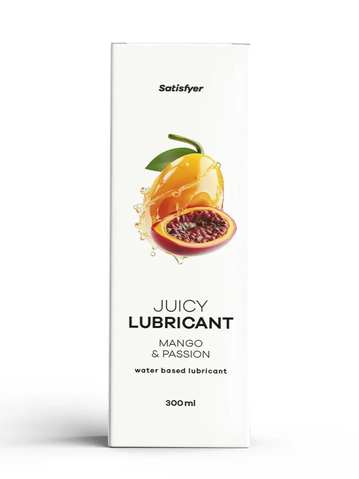 Satisfyer Mango & Passion -liukuvoide hemmottelee trooppisella tuoksulla ja tarjoaa pitkäkestoista, silkkistä liukkautta ilman tahmeutta.
