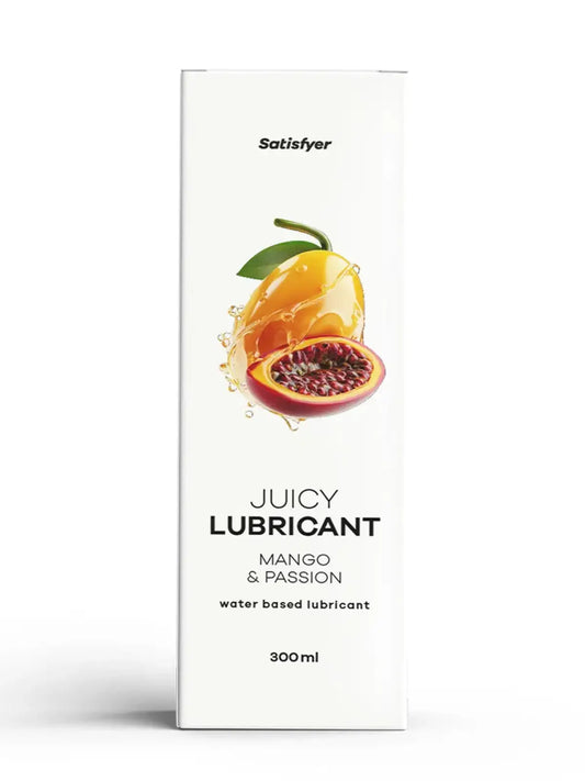 Satisfyer Mango & Passion -liukuvoide hemmottelee trooppisella tuoksulla ja tarjoaa pitkäkestoista, silkkistä liukkautta ilman tahmeutta.
