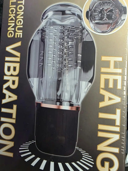 Ihana uutuus miehille! Suihinotto ei ole uusi asia, mutta lisättynä vibraattori, liikkuva kieli ja lämmittävä koneistot, niin on suihinotto viety uudelle tasolle!